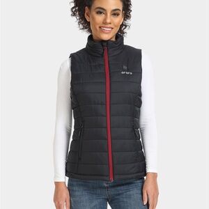 Ororo Women's Black Heated Vest with Mini 5k Battery
